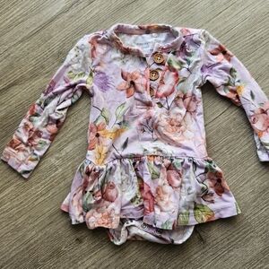 Posh Peanut Pari twirl bodysuit 0-3M